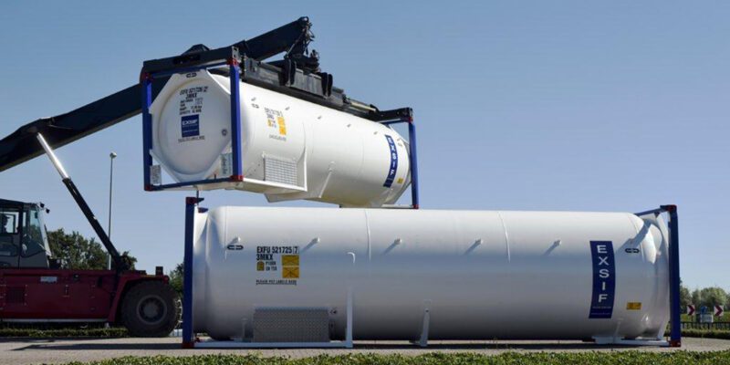 Tankcontainers voor vloeibaar petroleumgas