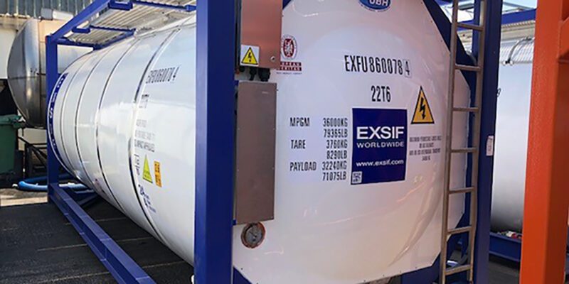 Elektrisch verwarmde tankcontainers